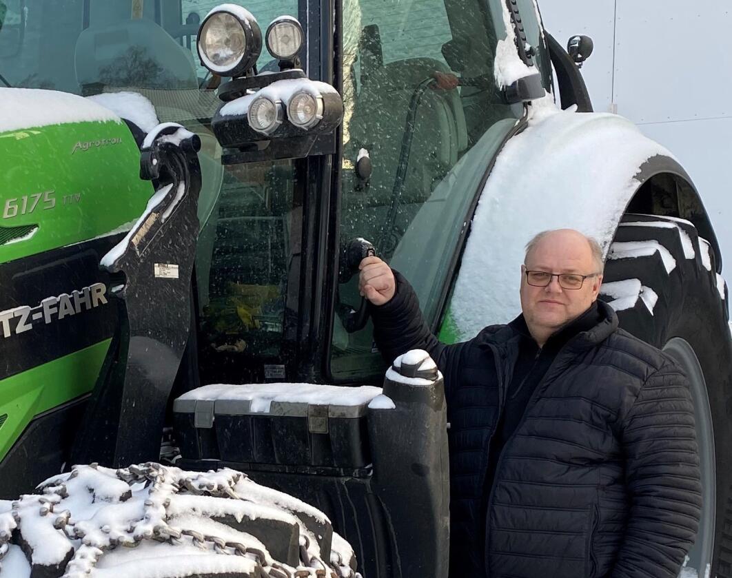 Lier: Wam Traktorservice AS, her ved Håvard Wam er tilbake som forhandler for HCP
